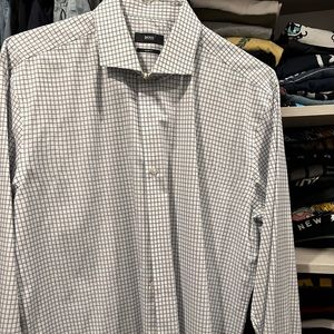 Hugo BOSS SLIM-FIT SHIRT IN ITALIAN PERFORMANCE-STRETCH JERSEY